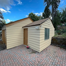 Exterior-Garage-Painting-in-Pullman-WA 2