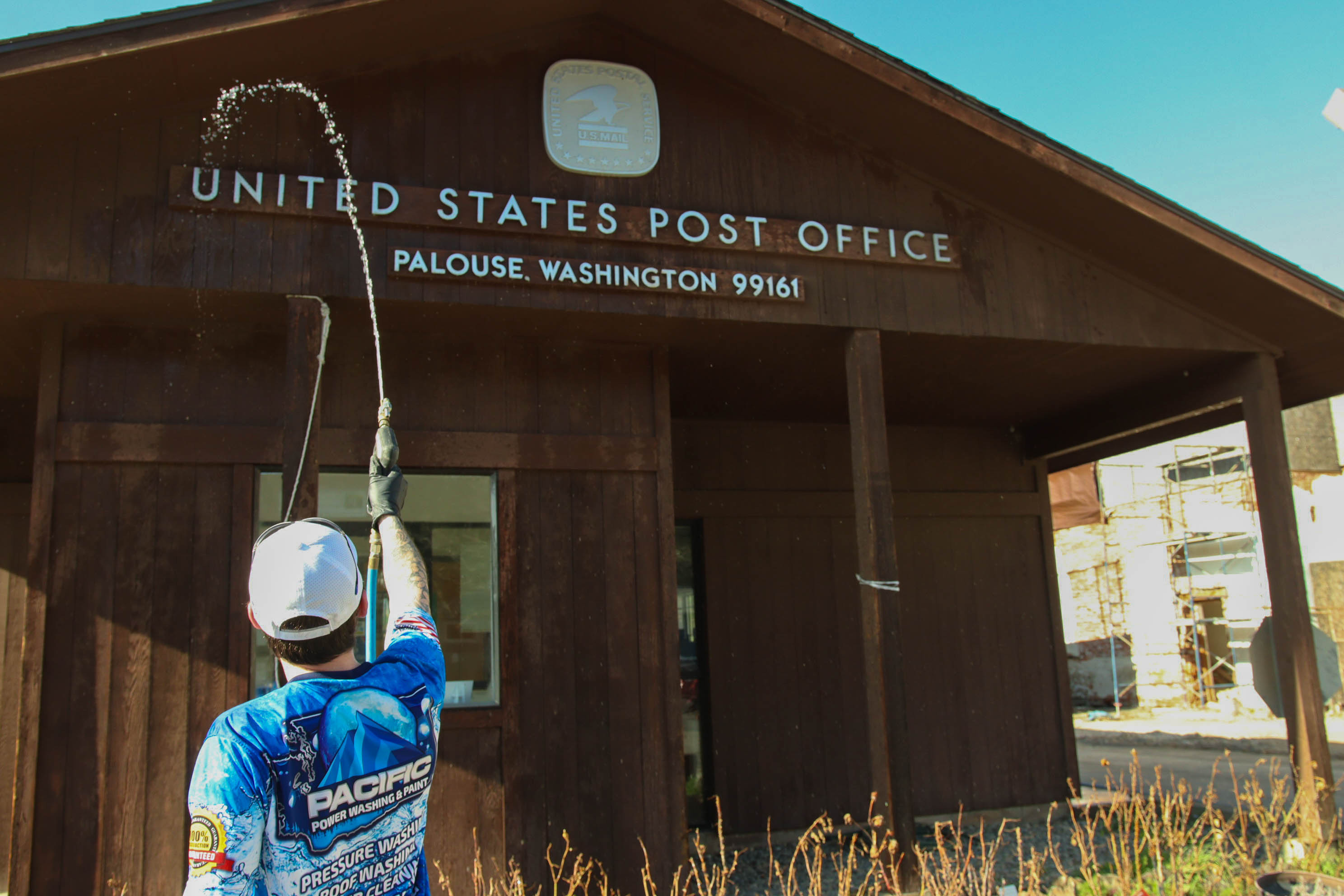 Post Office Soft Wash in Palouse 