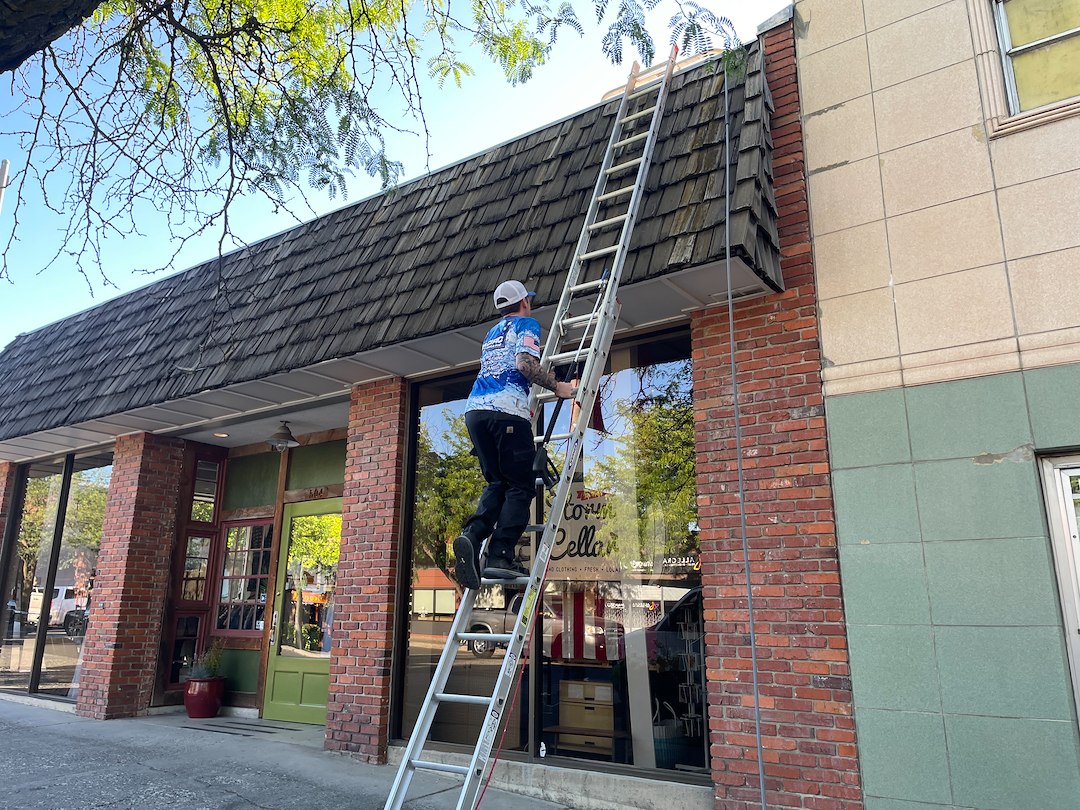 Retaining Wall Pressure Washing in Moscow, ID