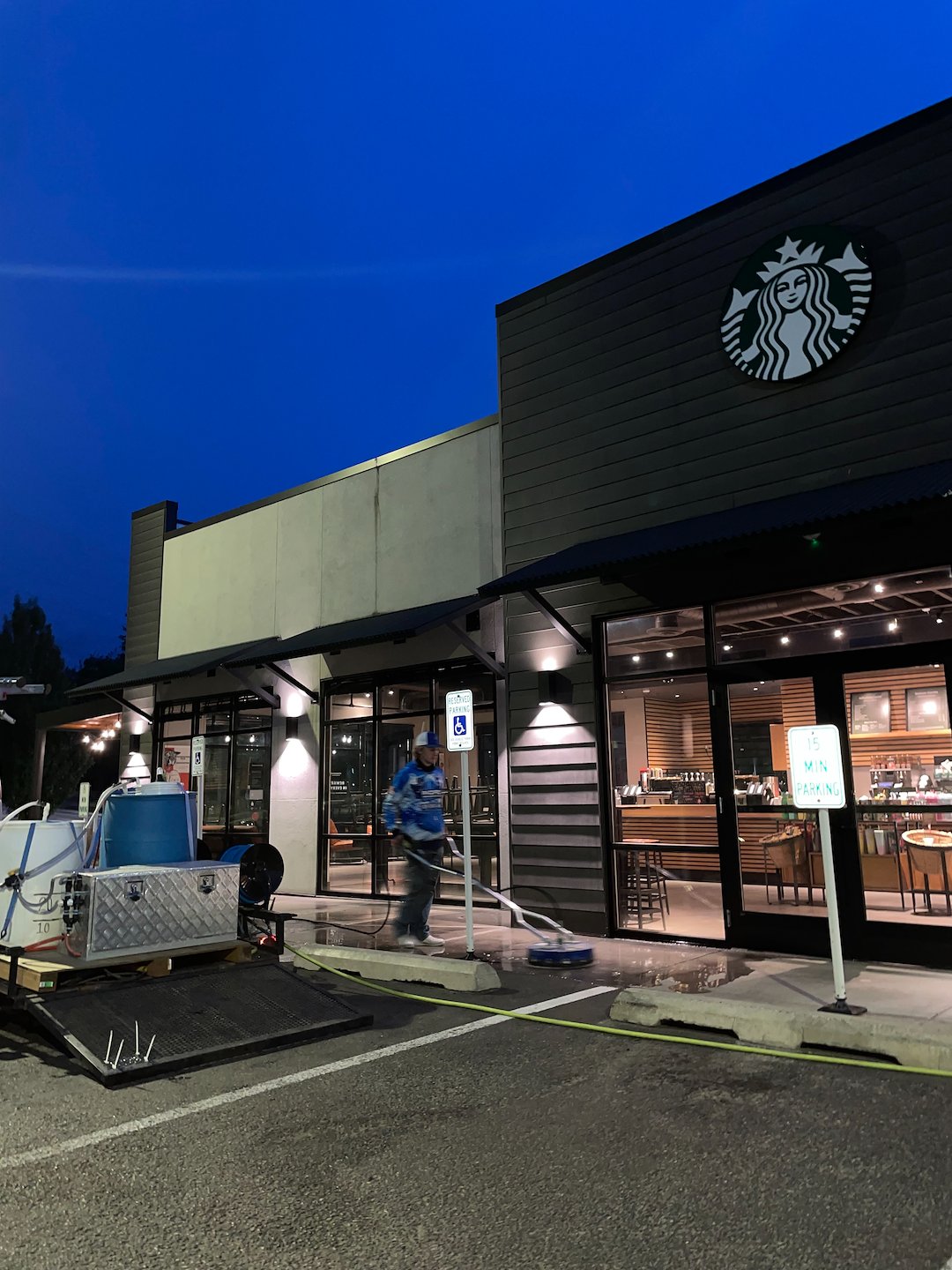 Starbucks Pressure Washing in Pullman, WA Thumbnail